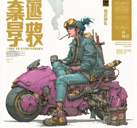 商业插画样本：用于活动或出版物的主视觉插画